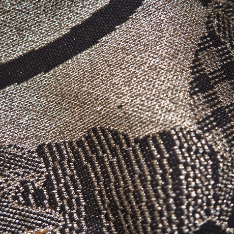 70s metallic floral maxi dress