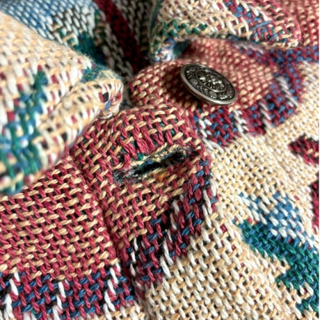 "Classic Western" floral tapestry jacket