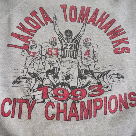 90s "TULTEX"  fade print sweatshirt