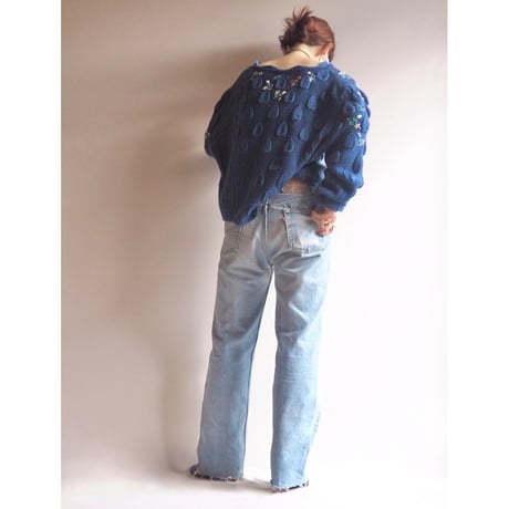 90s made in USA Levi's 501 damage denim