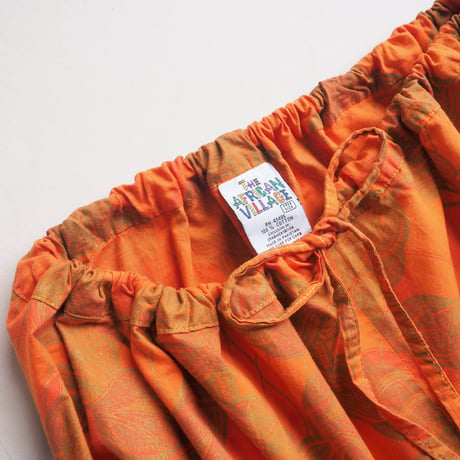 vintage big collar african batik tunic dress & skirt