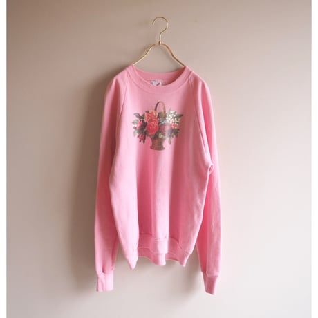 80s "JERZEES" floral print sweat