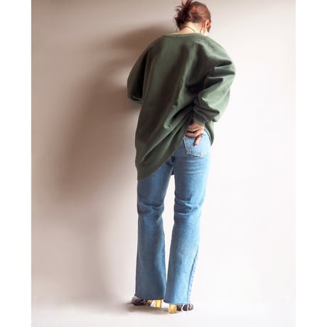 90s made in USA Levi's 517 damage denim