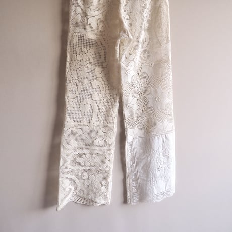 original remake patchwork lace pants (B)