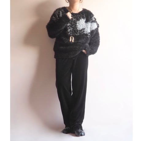 80s〜 shaggy design sweater