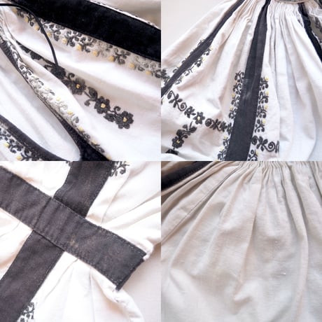 vintage romanian embroidered blouse