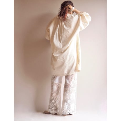 original remake patchwork lace pants