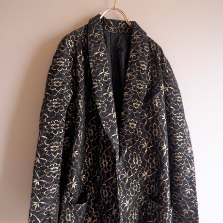 80〜90s lace tailored jacket