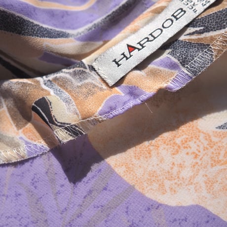 vintage "HARDOB" abstract print tops & robe