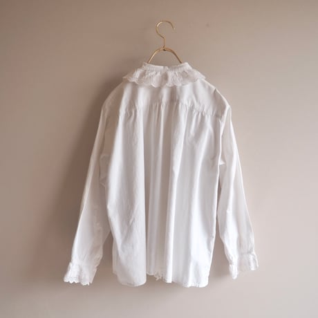 1900s〜 edwardian ruffle lace night blouse