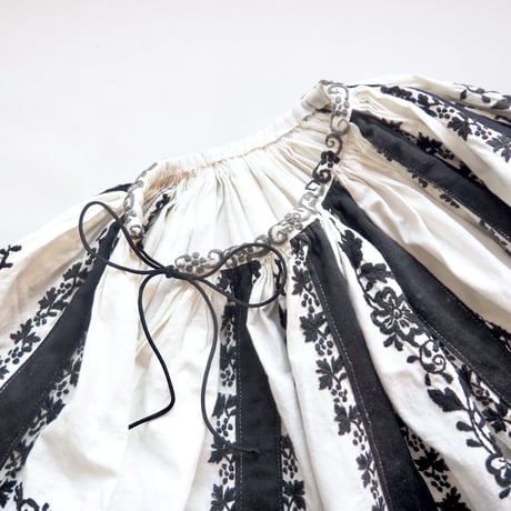 vintage romanian embroidered blouse