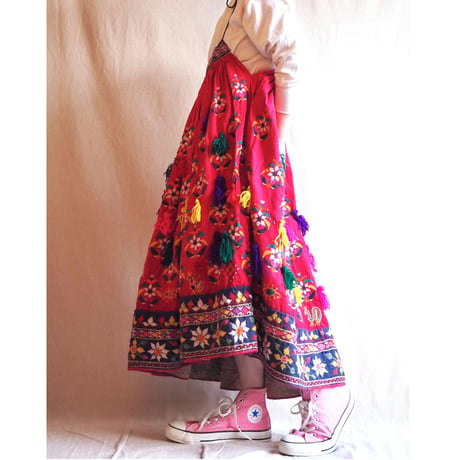 vintage banjara embroidered skirt