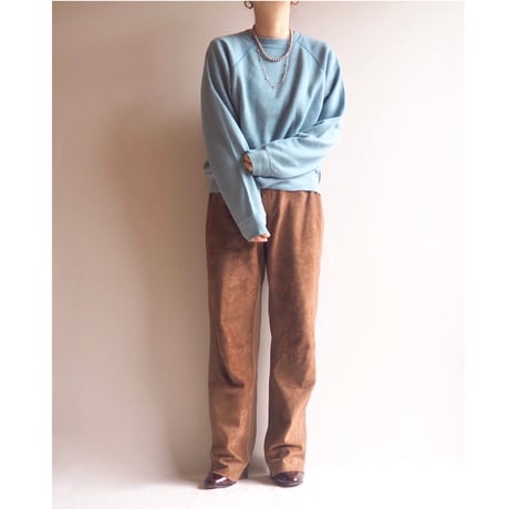 vintage ice blue plain sweat