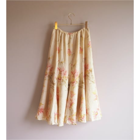 "LAUREN Ralph Lauren" floral linen flare skirt
