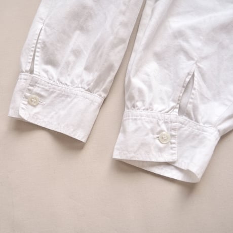 80〜90s folk cotton ruffle blouse