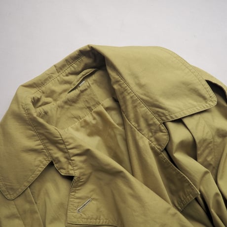 80s〜 euro vintage pistàcchio design trench coat