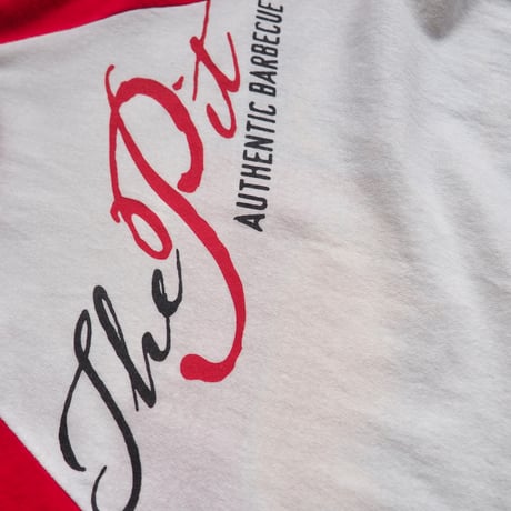 90s〜 print raglan tee