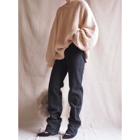 80s wrangler black denim pants