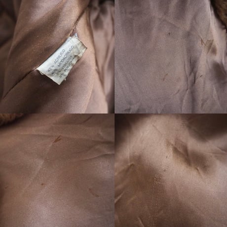 "BORGOFORTE" faux fur hoodie coat