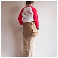 90s〜 print raglan tee