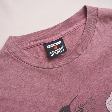 90s〜 "SIGNAL SPORTS" floral print t-shirts