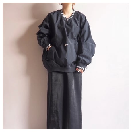90s "NIKE" oversized nylon pullover
