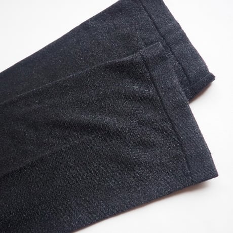 80〜90s metallic knit easy pants