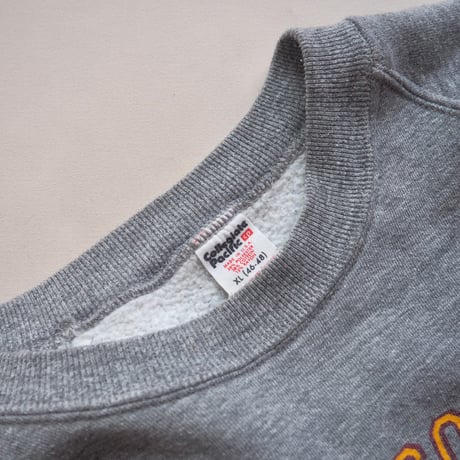 80s "collegiate pacific" college print sweat