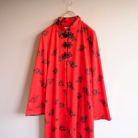 "David Brown" Chinese floral maxi dress
