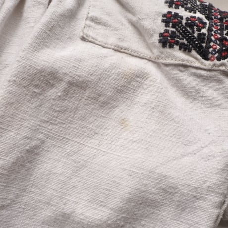vintage romanian embroidered blouse