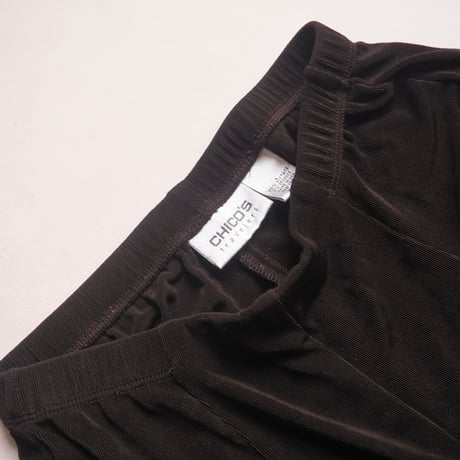 "CHICO'S" textured easy pants