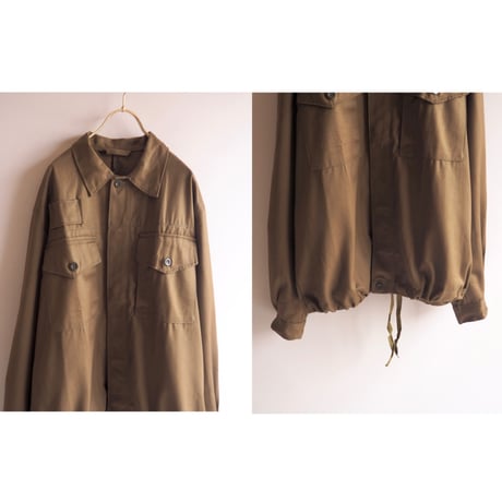 Czech Army deadstock  fly front work jacket