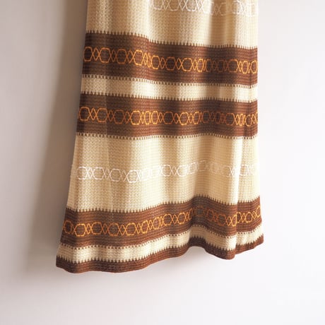 "Doris Wood" embroidered woven maxi skirt