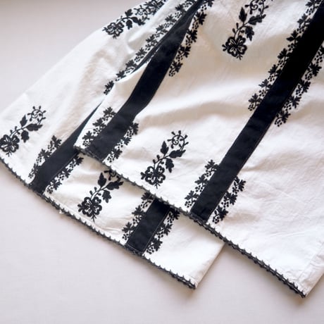 vintage romanian embroidered blouse