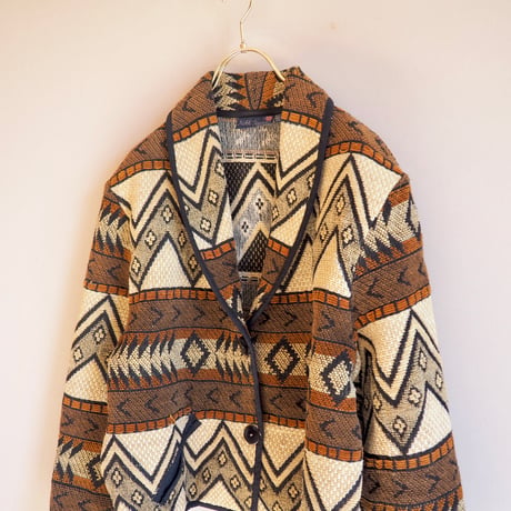 "Nikki Saggaro" ethnic tapestry jacket