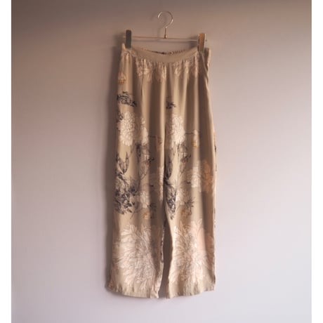 "Citron Santa Monica" floral silk pants (BE)