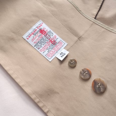 80s〜 "London fog by Wamsutta" oversized trench coat