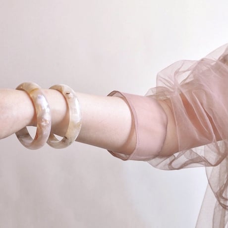 vintage agate stone bangle
