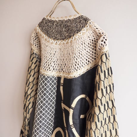 vintage "Sandy Starkman"  jute art jacket