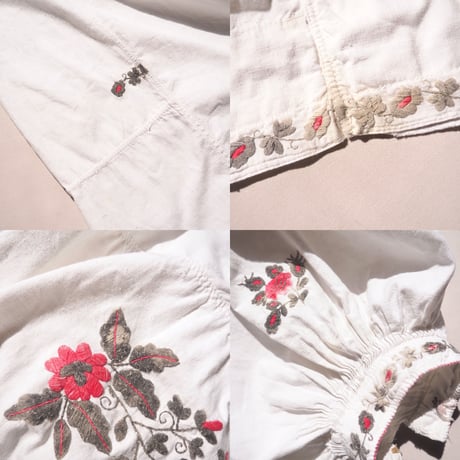 vintage ukrainian embroidered midi dress