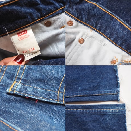 90s made in USA Levi's 510 cutoff denim