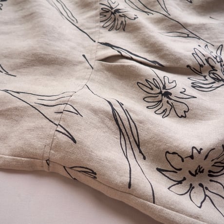 "JOHN PAUL RICHARD" floral linen sleeveless maxi dress