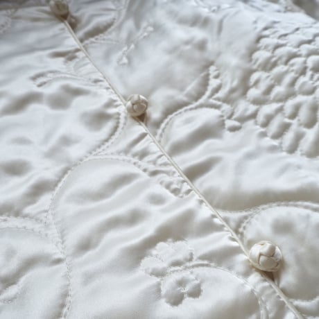 "Lord&Taylor" floral satin quilted jacket