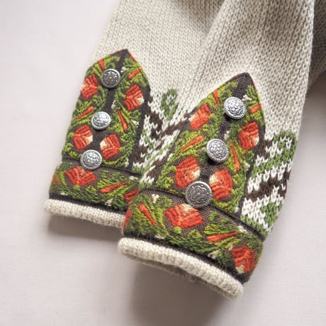 ”Nordstrikk" Light Grey nordic cardigan