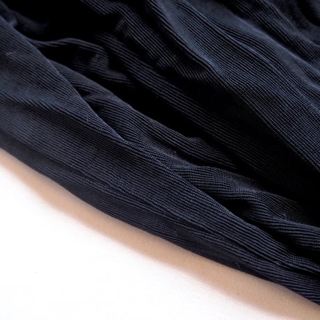 "impressions" black textured easy pants