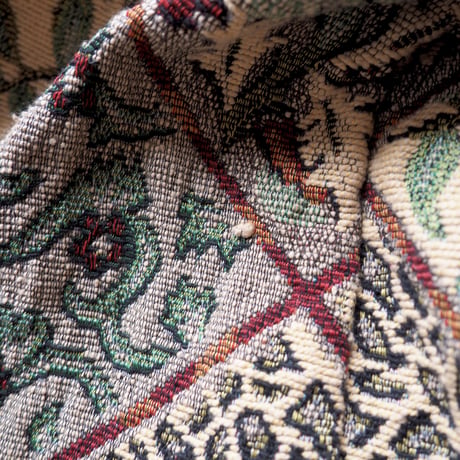"BLAIR" floral pattern tapestry jacket