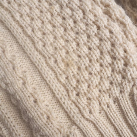 made in Ireland aran knit sweater