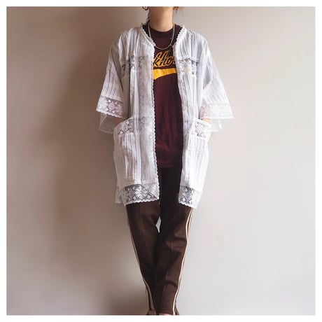 vintage mexican lace jacket