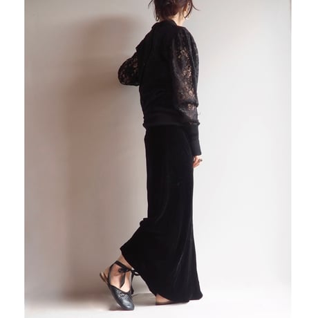 〜70s lace beaded design sweater