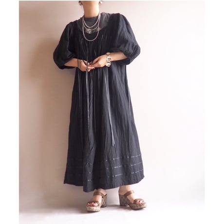 "CHEZ CALIFORNIA" cotton maxi dress
